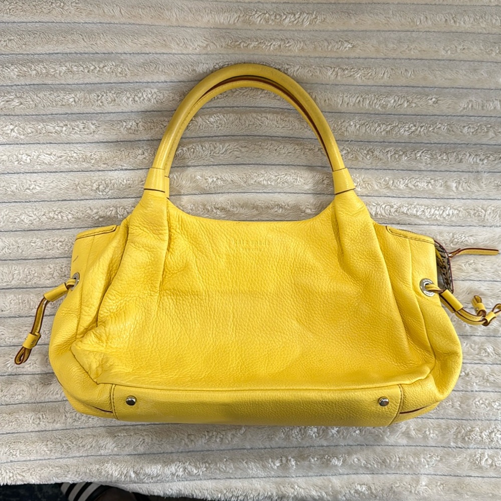 Kate Spade Vibrant Yellow Leather Shoulder Bag